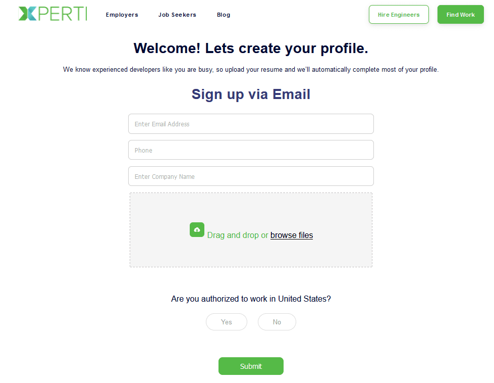 xperti signup